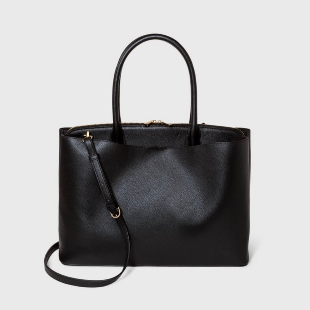 A New Day Black Tote Bag - NWOT